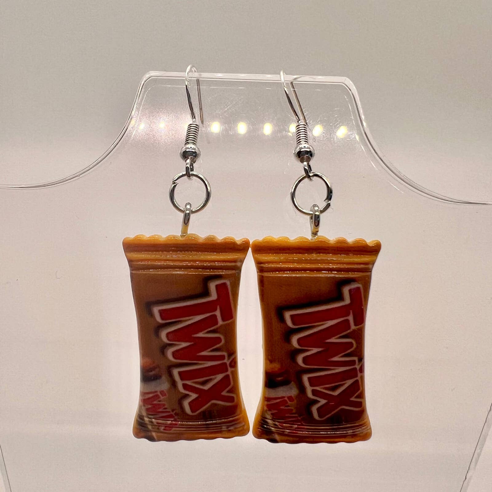 Twix Candy Earrings  Candy Bar Earrings  Chocolate Earrings  Food Earrings